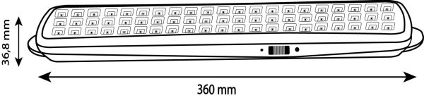 Noas 4W Şarj Edilebilir Işıldak 60 Ledli YL05-1021