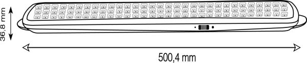 Noas 6W Şarj Edilebilir Işıldak 90 Ledli YL05-1021