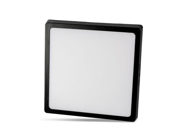 Noas 24W LED Sıva Üstü Slim Kare Panel Siyah Kasa Beyaz YL15-2400-S