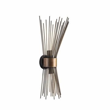 Cata Dekoratif Aplik Pirinç Eskitme 50Cm Armatür CT-8351 E-14 Duy