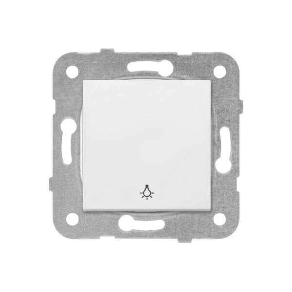Viko Karre Beyaz Light Anahtar Çerçeve Hariç 90967003
