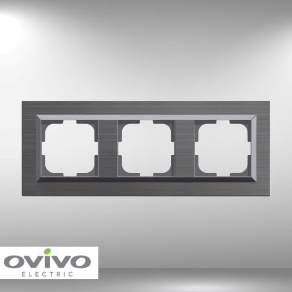 Ovivo Qauntum İnox Üçlü Çerçeve 405-340000-227