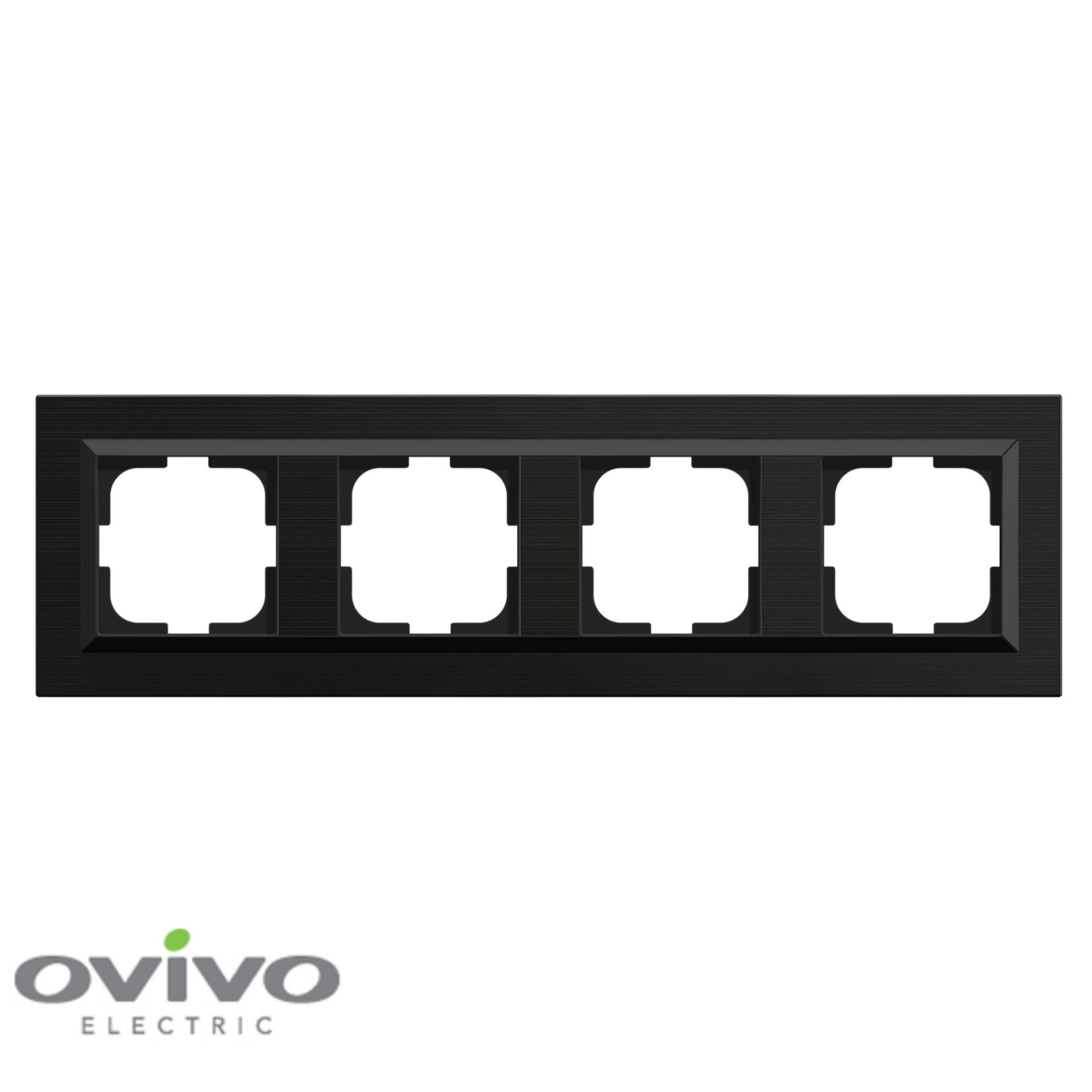Ovivo Qauntum Siyah Dörtlü Çerçeve 405-360000-228