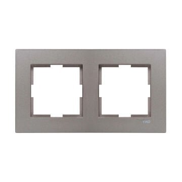 Viko Novella 2’li Çerçeve Antrasit 92190632