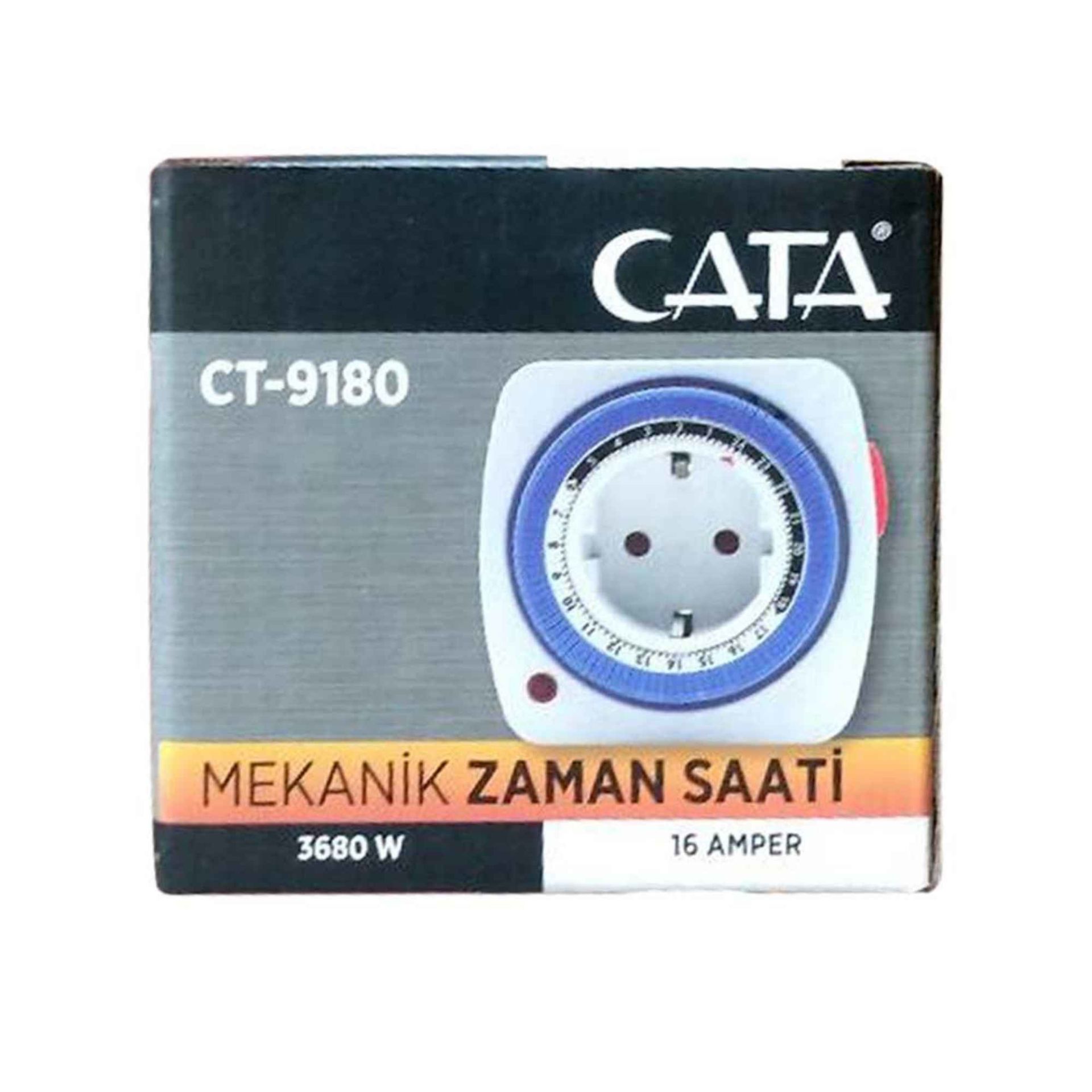 Cata CT-9180 3500W Mekanik Zaman Ayarlı Priz