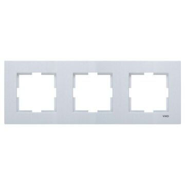 Viko Artline Novella Gümüş Üçlü Çerçeve 92190603