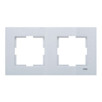 Viko Artline Novella Gümüş İkili Çerçeve 92190602