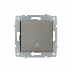 Antrasit Light Anahtarı Modül+Kapak