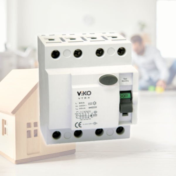 Viko Kaçak Akım Koruma Rölesi Ac Tipi 4P 80A 30mA VTR4-8030