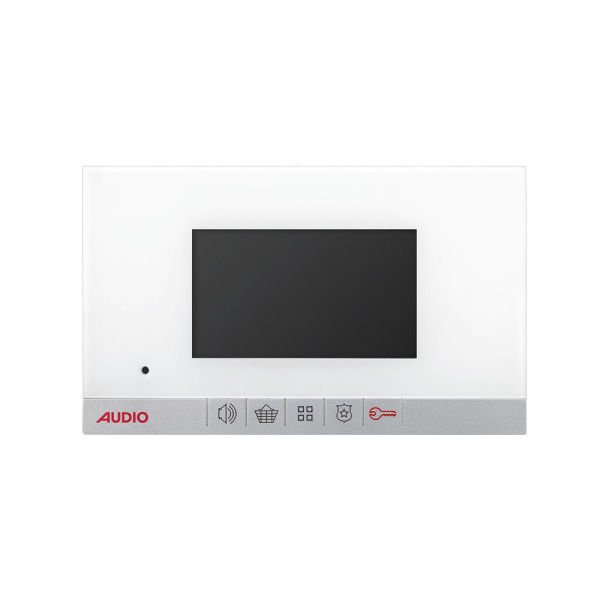 Audio 4.3'' Görüntülü Diafon BUS Plus Mekanik Butonlu Beyaz 001180