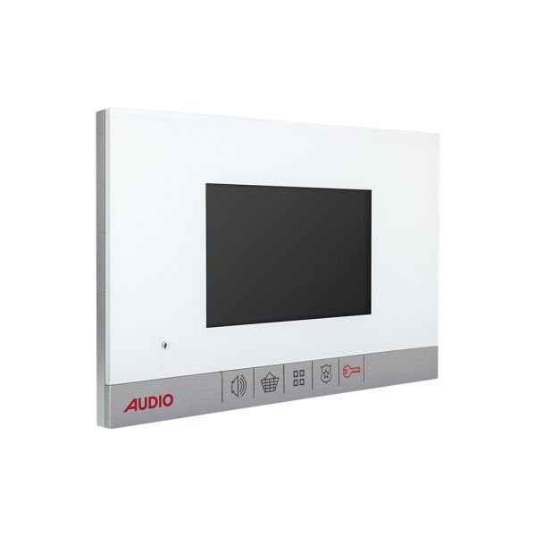 Audio 4.3'' Görüntülü Diafon BUS Plus Mekanik Butonlu Beyaz 001180