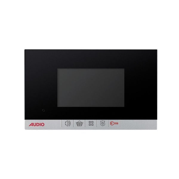 Audio 4.3'' Görüntülü Diafon BUS Plus Mekanik Butonlu Siyah 001181