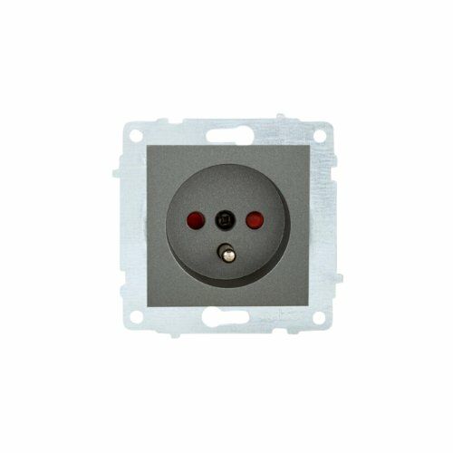 Füme Ups Priz Modül+Kapak (Çocuk Korumalı)
