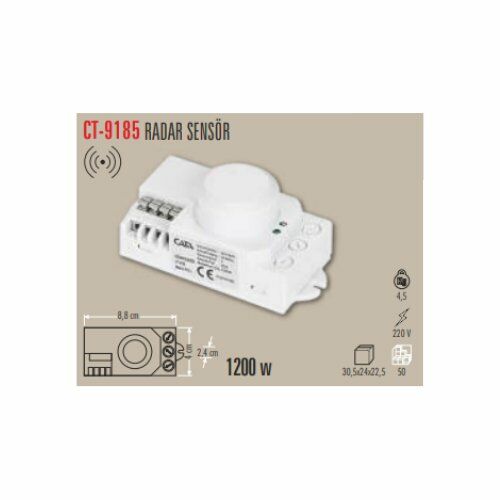 Cata Radar Sensör 1200W CT-9185