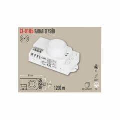 Cata Radar Sensör 1200W CT-9185