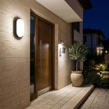 Pelsan Tio Oval Glop Duvar Armatürü 15W 6500K IP65 206919