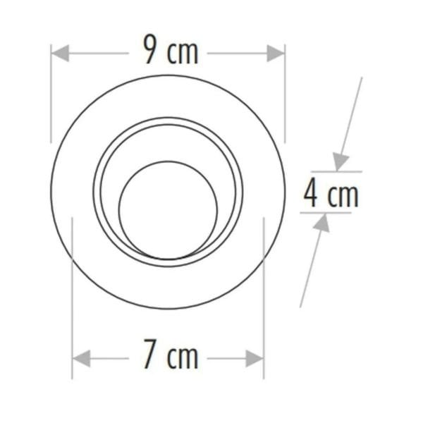 Cata Led Spot 7w Akik Smd Led Armatür CT-5204G