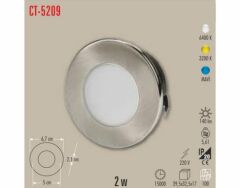 Cata 2W Mobil Led Spot 6400K CT-5209B