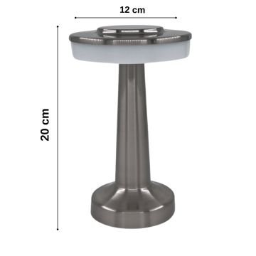 Fujika Şarjlı Masa Lambası Led 3W Silver