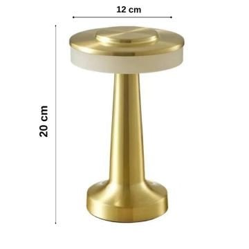 Fujika Led Şarjlı Masa Lambası 3W Gold