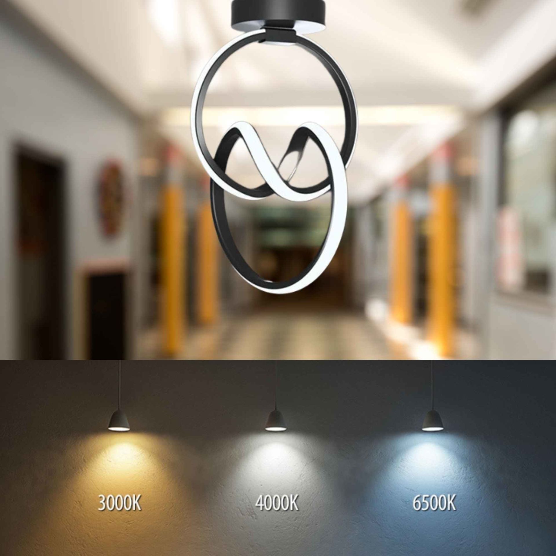 İmza Duvar Tipi Model Led Avize Beyaz Işık