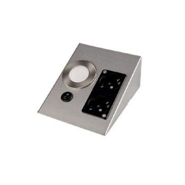 Cata Tezgah Altı Çift Prizli Led Aydınlatma Beyaz Işık CT-5109B