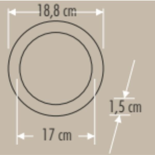 Cata Sıva Altı Yuvarlak Slim Led Panel 15w Armatür Beyaz 6500K CT-5148B