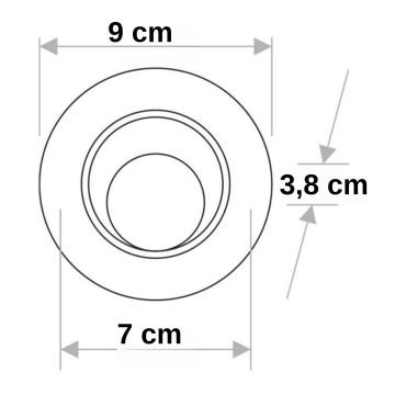 Cata 8W 6500K Beyaz Safir Led Spot Lamba CT-5256