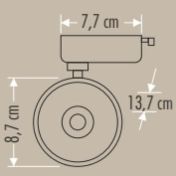 Cata 36W Ray Spot Siyah Kasa Venüs Led Armatür CT-5315K