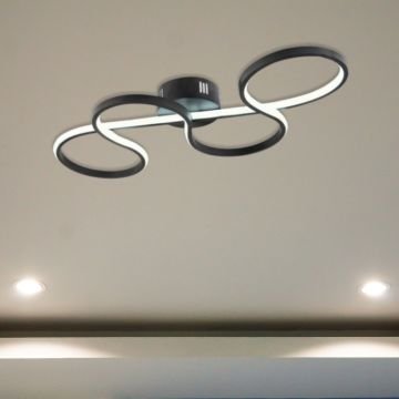 Duvar Tipi Snake Model Beyaz Işık Led Avize