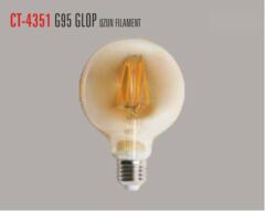 Cata 4W Rustik Led Ampul G95 Amber CT-4351