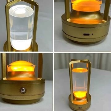 Cata CT-8439 Gümüş Renk Şarjlı Masa Lambası Vegas