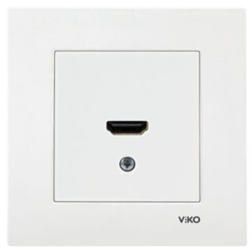 Viko Karre Beyaz HDMI Konnektör Mekanizma Kapak