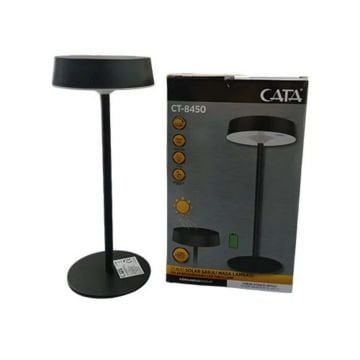 Cata CT-8450 Dubai Şarjlı Solar 3 Kademe Işıklı Masa Lambası