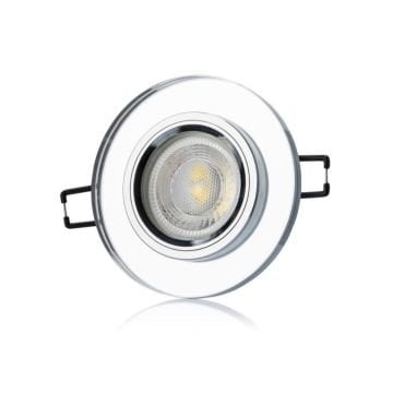 Cata Gu10 Ortanca Dekoratif Cam Spot Kasası CT-6555