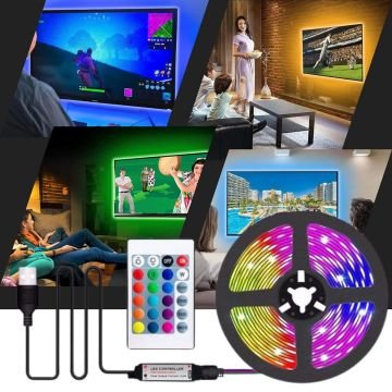 Cata 3 Metre Tv Arkası RGB Kumandalı Şerit Led CT-4566