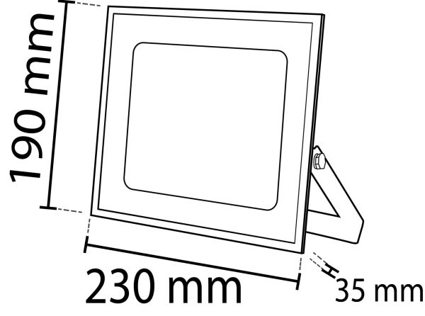 Noas 50W Led Projektör 6500K Beyaz YL70-0050