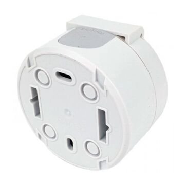 Ovivo Xone Sıvaüstü Kapaklı Topraklı Priz Beyaz 406-010000-249