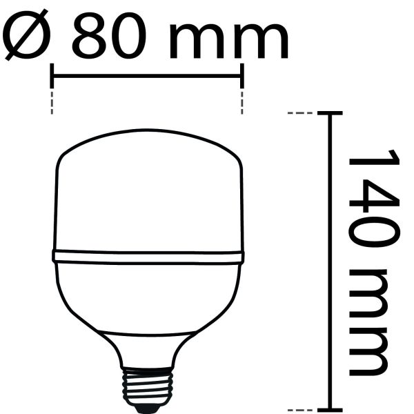 Noas 20W 6500K Beyaz Işık Led Torch Ampul YL95-2001