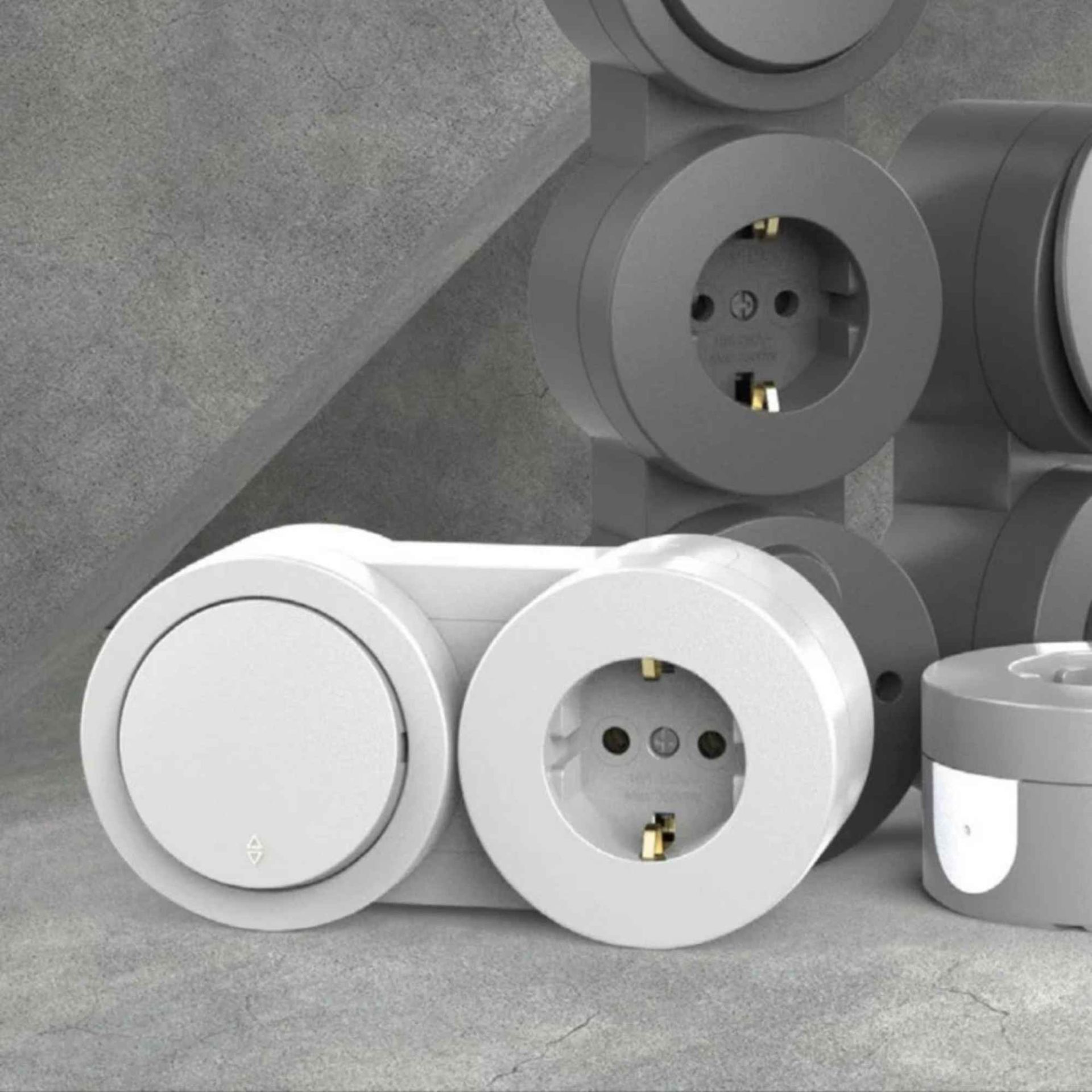 Ovivo xOne Sıva Üstü Beyaz Boş Kombine Kutu 406-010000-940