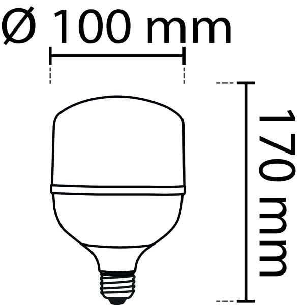 Noas 30W 6500K Beyaz Işık Led Torch Ampul YL95-3001