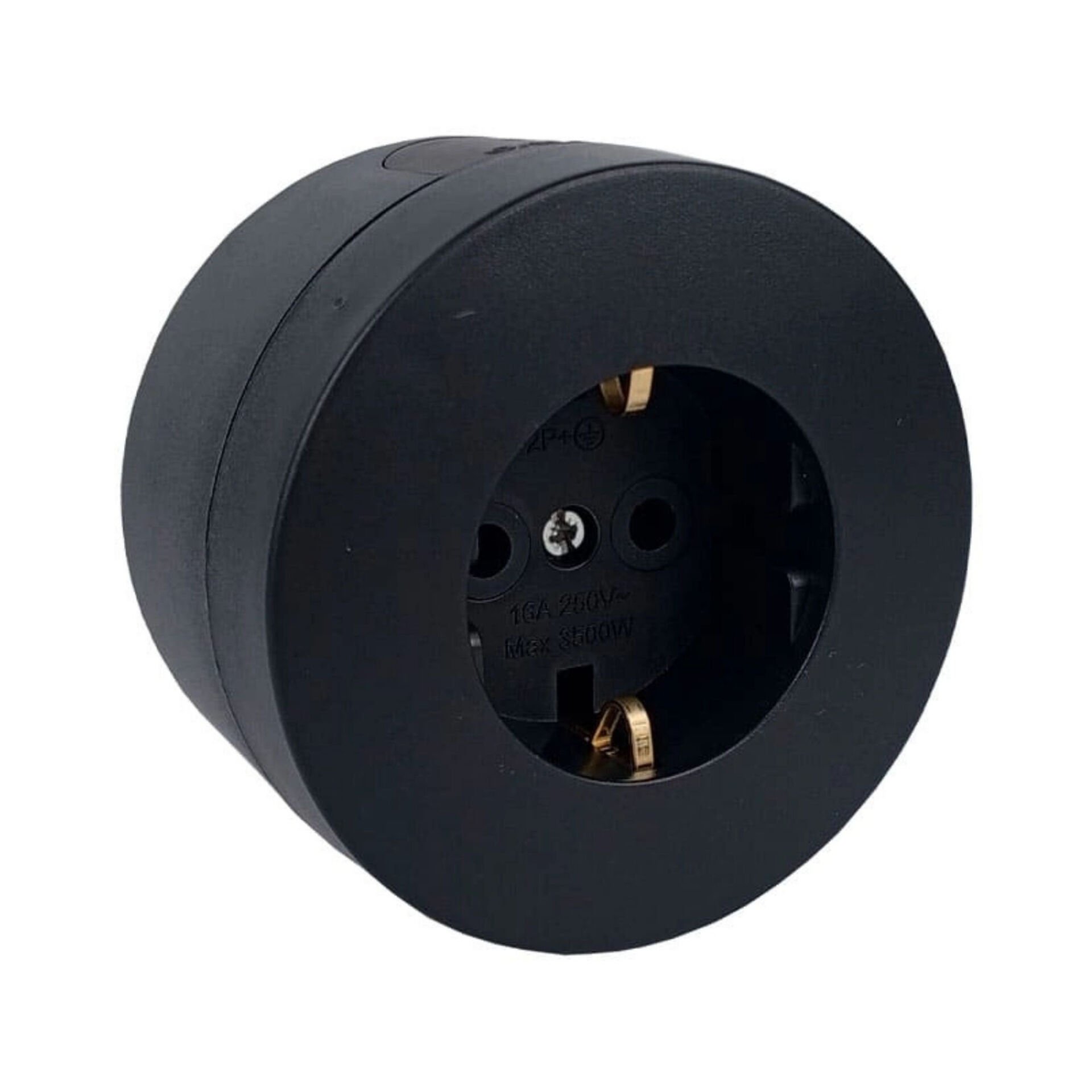 Ovivo Xone Sıvaüstü Topraklı Priz Antrasit 406-250000-217