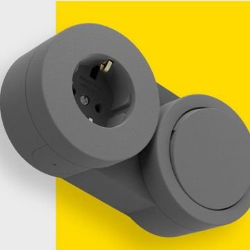 Ovivo Xone 2'li Boş Kombine Kutu Antrasit 406-250000-940