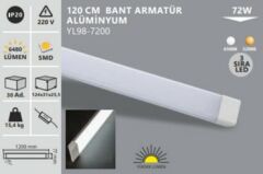Noas 120cm Led Bant Armatür 72W Beyaz Işık YL98-7200