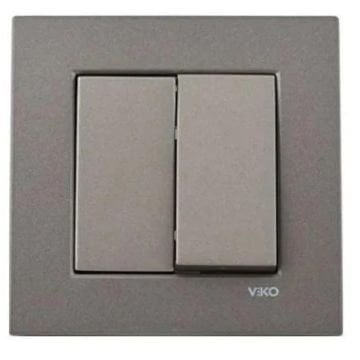 Viko Artline Novella Antrasit Komütatör Düğme 92605302