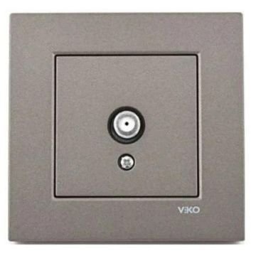 Viko Artline Novella TV Priz Kapağı Antrasit 92605310