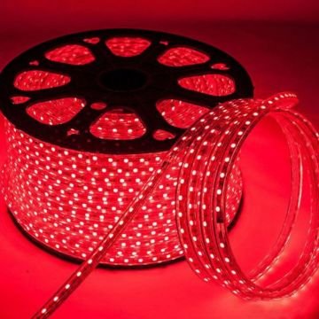 Cata 3 Çipli Dış Mekan Şerit Led Kırmızı CT-4550
