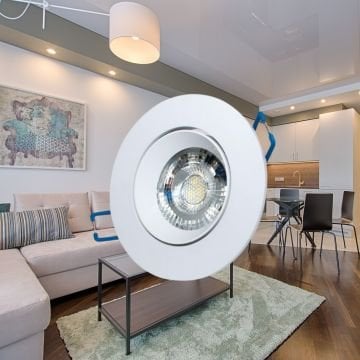 Cata 8W Gün Işığı Safir Led Spot Lamba CT-5256 3200K