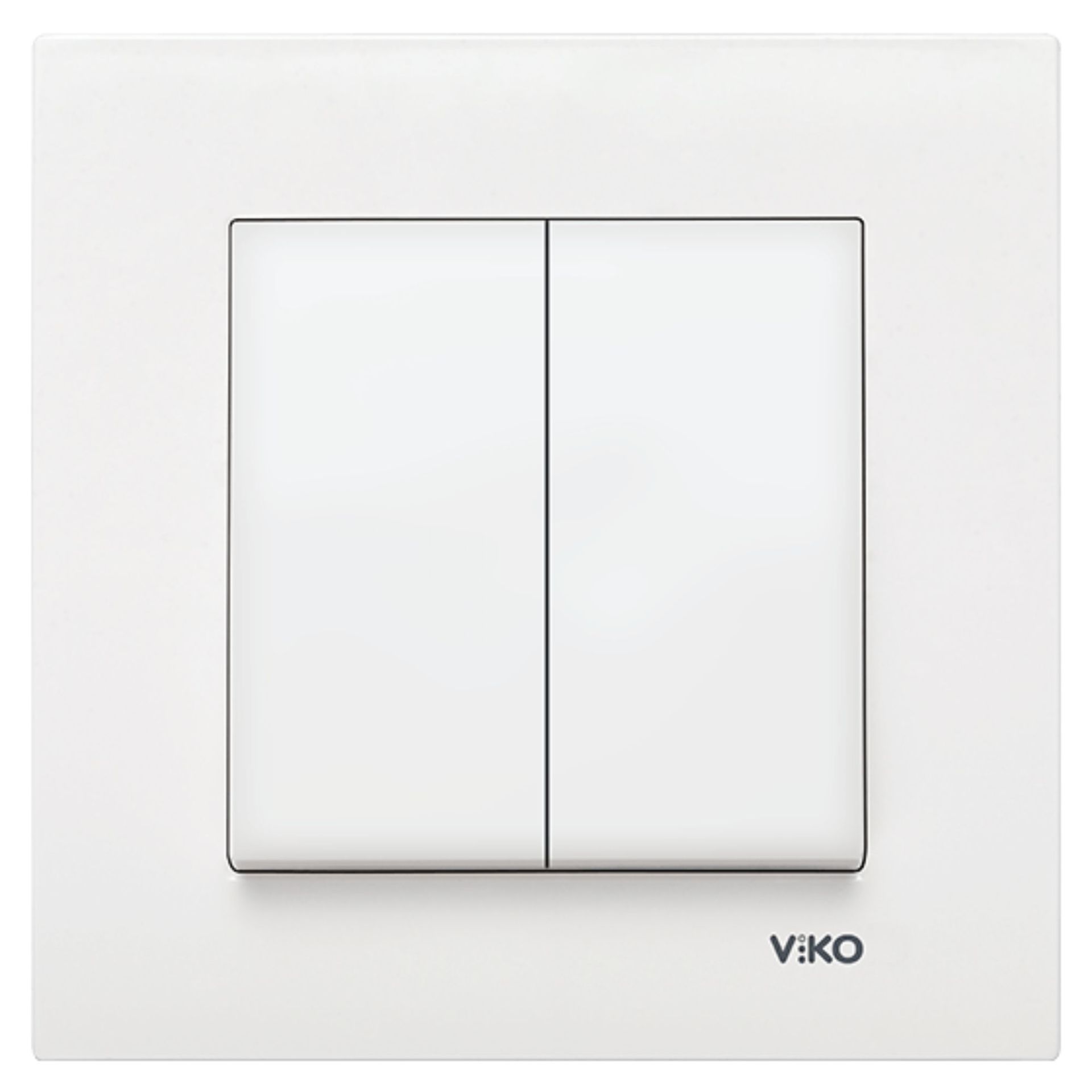 Viko Karre Beyaz Komütatör Çerçevesiz 90967002