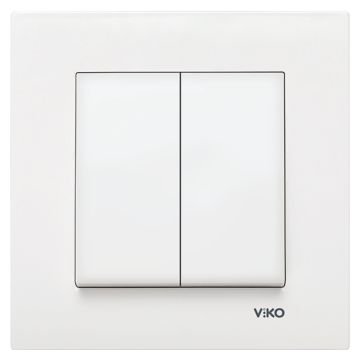 Viko Karre Beyaz Komütatör Çerçevesiz 90967002